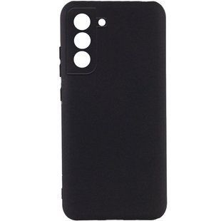 Чохол для Samsung Galaxy S21 Silicone Full camera закритий низ + захист камери Чорний / Black