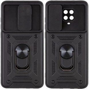 Ударостійкий чохол Serge Ring for Magnet для Xiaomi Redmi Note 9 Pro Чорний / Протиударный, броньований