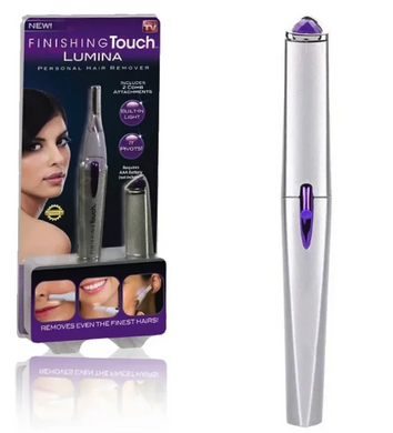Жіночий триммер Finishing Touch Lumina A171 для видалення небажаного волосся на обличчі і тілі