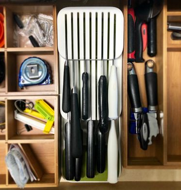 Кухонный органайзер для ножей DrawerStore, лоток для ножей, подставка для ножей