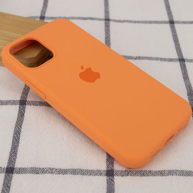 Чехол Silicone Case Full Protective (AA) для Apple iPhone 12 mini (5.4") (Оранжевый / Papaya)
