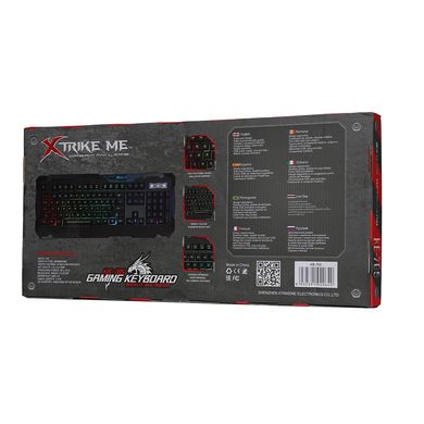 Клавіатура XTRIKE ME Gaming KB-705 (ENG розкладка) Black