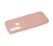Чехол для Xiaomi Redmi Note 8 Silicone Full розовый песок с закрытым низом и микрофиброй