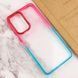 Чехол TPU+PC Fresh sip series для Samsung Galaxy A33 5G Бирюзовый / Розовый