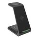 Беспроводная зарядка стенд Smart 3in1 T3 Fast 15W (iPhone+Apple Watch+AirPods) Black