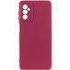 Чехол для Samsung Galaxy A14 Silicone Full camera закрытый низ + защита камеры Бордовый / Marsala