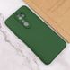 Чехол для Xiaomi Redmi 9 Silicone Full camera закрытый низ + защита камеры Зеленый / Dark green