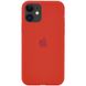 Чехол для iPhone 11 Silicone Full Dark Red / красный / закрытый низ