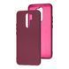 Чохол для Xiaomi Redmi 9 My Colors Full Marsala/Вишневий з закритим низом і мікрофіброю