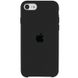 Чохол Silicone Case (AA) Для Apple iPhone SE (2020) (Сірий / Dark Grey)
