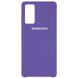 Чехол Silicone Cover (AAA) для Samsung Galaxy S20 FE (Сиреневый / Elegant Purple)
