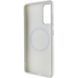 TPU чехол Bonbon Metal Style with MagSafe для Samsung Galaxy S24 (Белый / White)