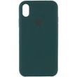 Чохол для Apple iPhone XR (6.1 "") Silicone Case Зелений / Forest green