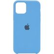 Чехол Silicone Case (AA) для Apple iPhone 12 Pro Max (6.7") (Голубой/Cornflower)