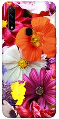 Чехол для Oppo A31 PandaPrint Бархатный сезон цветы