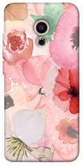 Чохол для Meizu Pro 6 PandaPrint Акварельні квіти 3 квіти