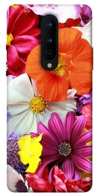 Чехол для OnePlus 8 PandaPrint Бархатный сезон цветы