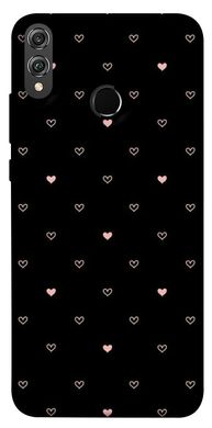 Чехол для Huawei Honor 8X PandaPrint Сердечки паттерн