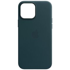 Шкіряний чохол Leather Case (AAA) with MagSafe для Apple iPhone 14 Pro Max (6.7") Forest Green