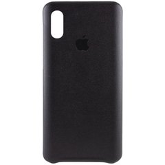Кожаный чехол AHIMSA PU Leather Case Logo (A) для Apple iPhone X / XS (5.8"") Черный