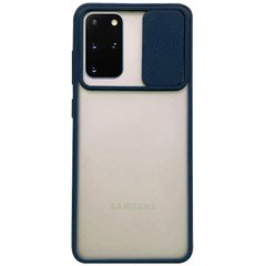 Чохол Camshield mate TPU зі шторкою для камери для Samsung Galaxy S20 Plus (Синій)