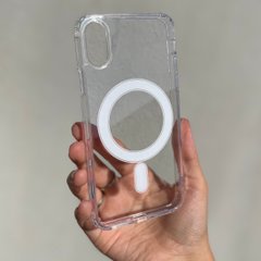 Чехол Clear Case MagSafe (АА) для Apple iPhone XR Прозрачный