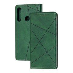 Чохол книжка Business Leather для Huawei Y6P зелений