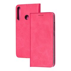 Чохол книжка для Huawei P40 Lite E Black magnet рожевий