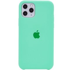 Чохол silicone case for iPhone 11 Pro Max (6.5") (Зелений / Spearmint)