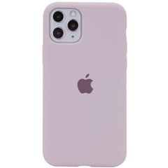 Чехол для Apple iPhone 11 Pro (5.8") Silicone Full / закрытый низ (Серый / Lavender)
