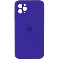 Чохол для Apple iPhone 11 Pro Silicone Full camera / закритий низ + захист камери (Фіолетовий / Ultra Violet)