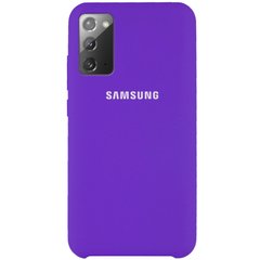 Чохол Silicone Cover (AAA) для Samsung Galaxy Note 20 (Фіолетовий / Violet)