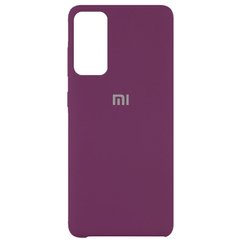 Чехол Silicone Cover (AAA) для Xiaomi Mi 10T / Mi 10T Pro (Фиолетовый / Grape)