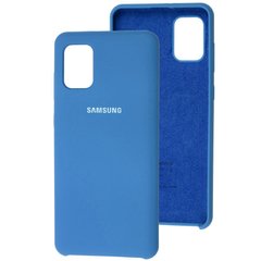 Чехол Silicone для Samsung Galaxy A31 (A315) Premium blue