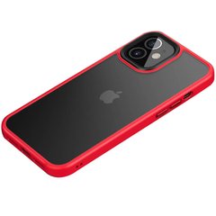TPU+PC чохол Metal Buttons для Apple iPhone 12 mini (5.4") (Червоний)