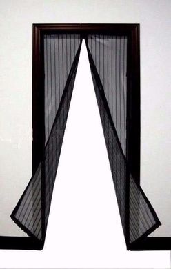 Антимоскітна магнітна шторка"Magic Mesh"сітка на двері, аналог штора,210х100