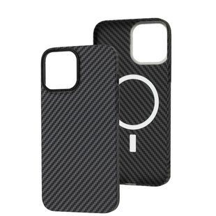 Чохол для iPhone 12 / 12 Pro Carbon Case with MagSafe Black