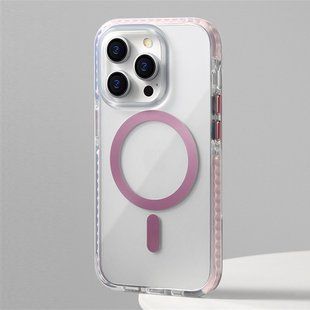 Противоударный чехол для iPhone 13 Pro Shield with Magsafe Pink