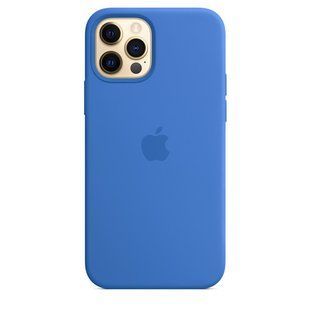 Чохол для Apple iPhone 13 Silicone Case Full / закритий низ Синій / Capri Blue