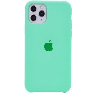 Чехол silicone case for iPhone 11 Pro Max (6.5") (Зеленый / Spearmint)