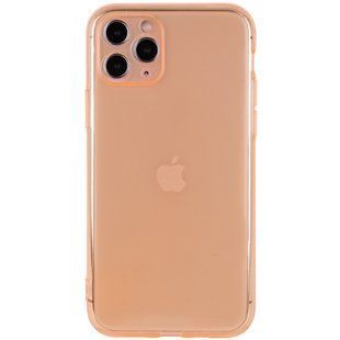 Матовый полупрозрачный TPU чехол с защитой камеры для Apple iPhone 11 Pro Max (6.5") (Оранжевый / Orange)