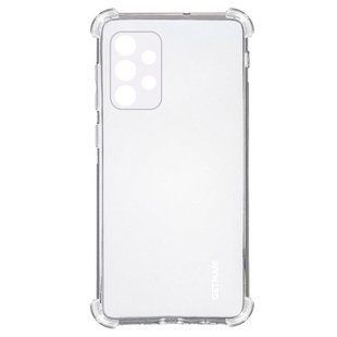 TPU чехол GETMAN Ease logo усиленные углы для Samsung Galaxy A32 5G (Бесцветный (прозрачный))