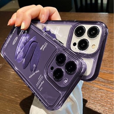 Чохол для iPhone 14 Pro GoodLife Paint Case Purple