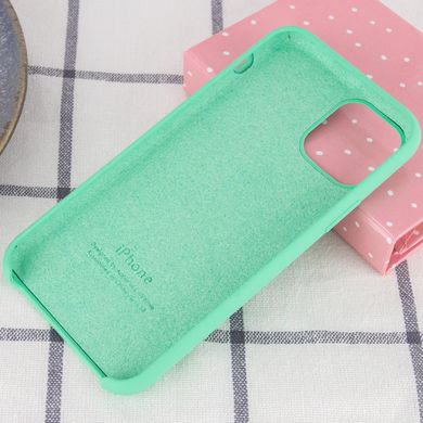 Чехол silicone case for iPhone 11 Pro Max (6.5") (Зеленый / Spearmint)