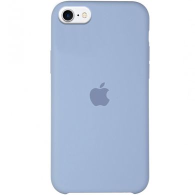 Чехол Silicone Case (AA) для Apple iPhone SE (2020) (Голубой / Lilac Blue)