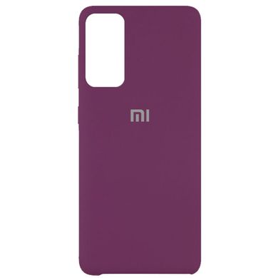 Чехол Silicone Cover (AAA) для Xiaomi Mi 10T / Mi 10T Pro (Фиолетовый / Grape)
