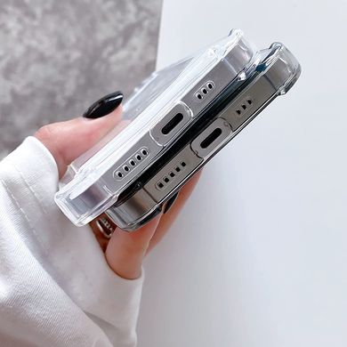 Прозрачный чехол для iPhone 12 Pro Max с карманом для карт