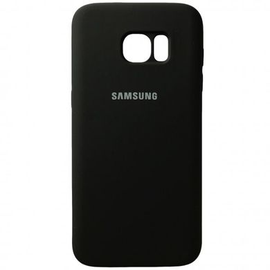Silicone Case Full for Samsung S7 Edge Black
