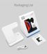 Бездротова зарядка стенд Smart 3in1 Fast 15W (iPhone+Apple Watch+AirPods) White