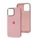 Чохол для iPhone 11 Pro Max Silicone Case Full (Metal Frame and Buttons) з металевою рамкою та кнопками Pink